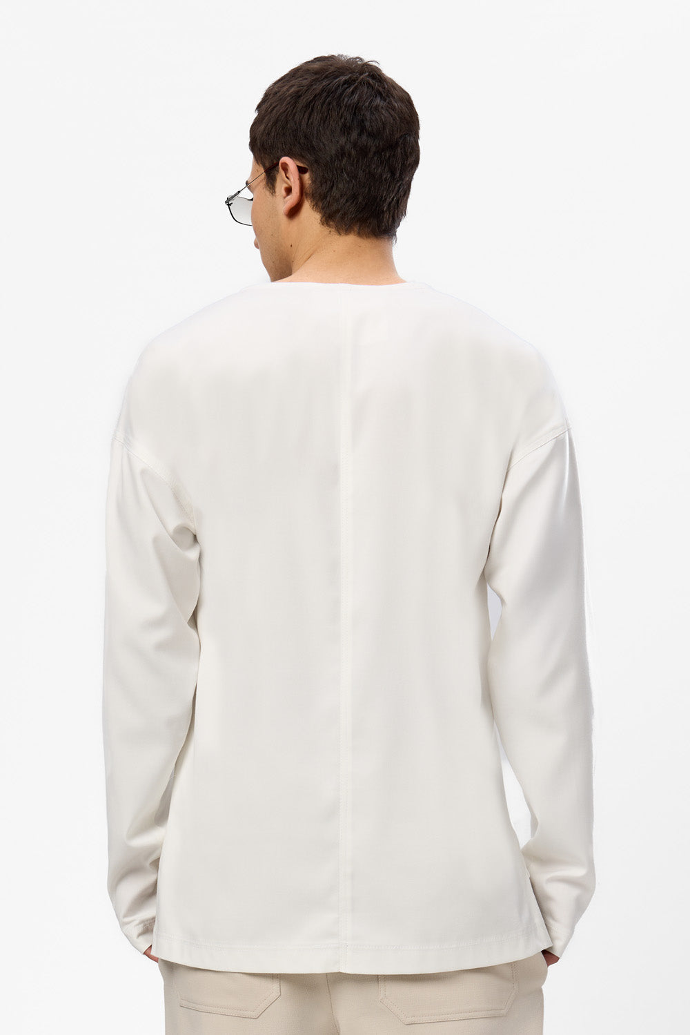 Florence V2 Cloth Off-White Long Sleeve T-Shirt