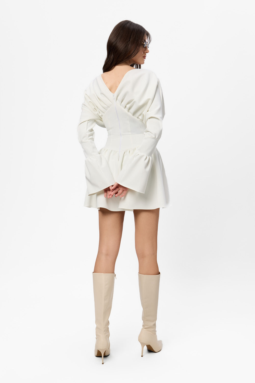 Nyssa Cloth off-white Dress