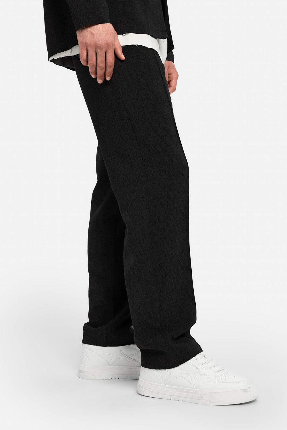 Pantaloni stofa 247 | Bărbați | Negru | Stil Modern & Elegant | Confort & Funcționalitate | Atelier Hamza