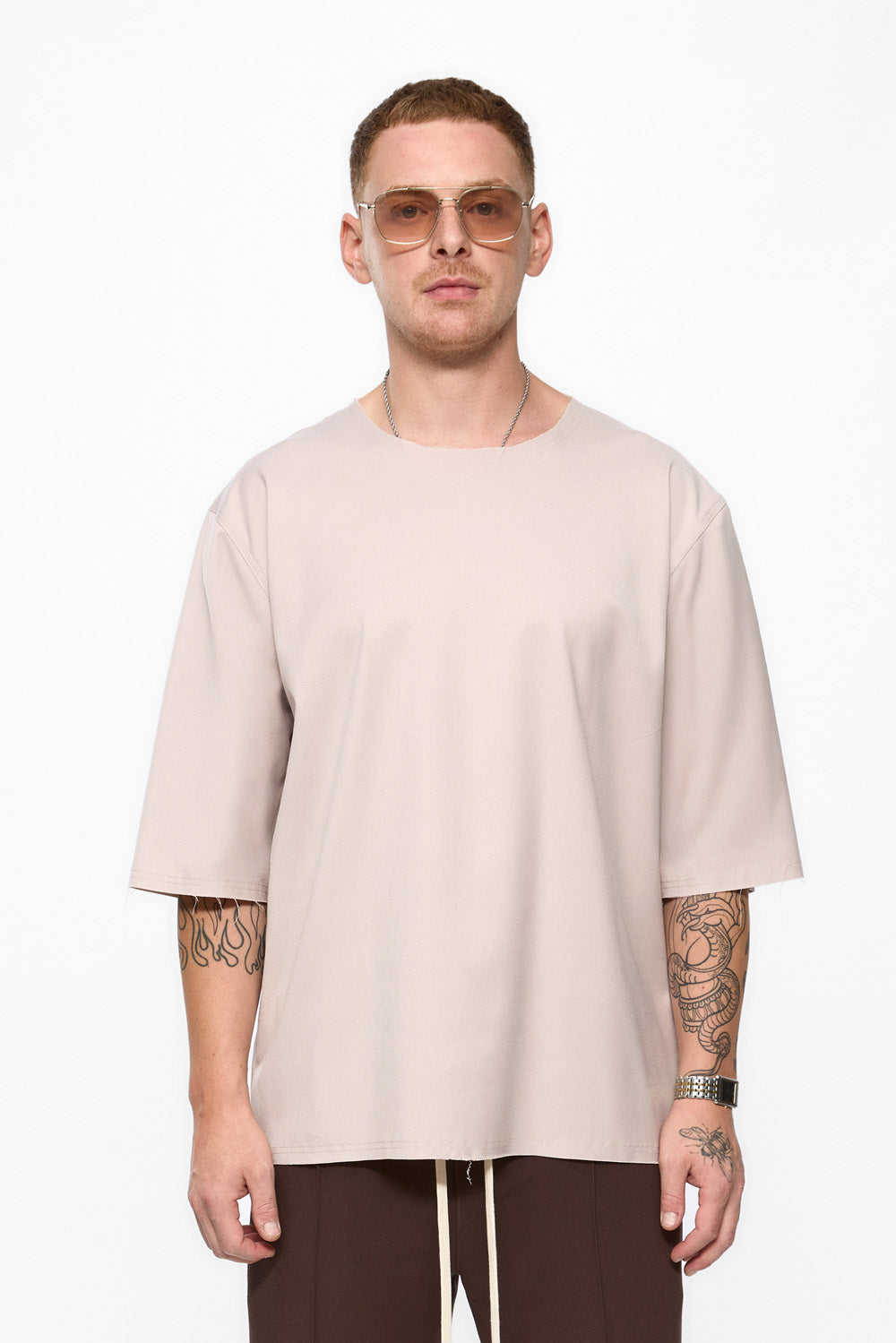 Tricou Thom | Bărbați | Vanilla | Stil Modern & Elegant | Confort & Funcționalitate | Atelier Hamza