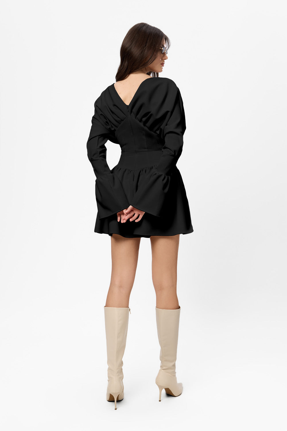 Nyssa Cloth Black Dress