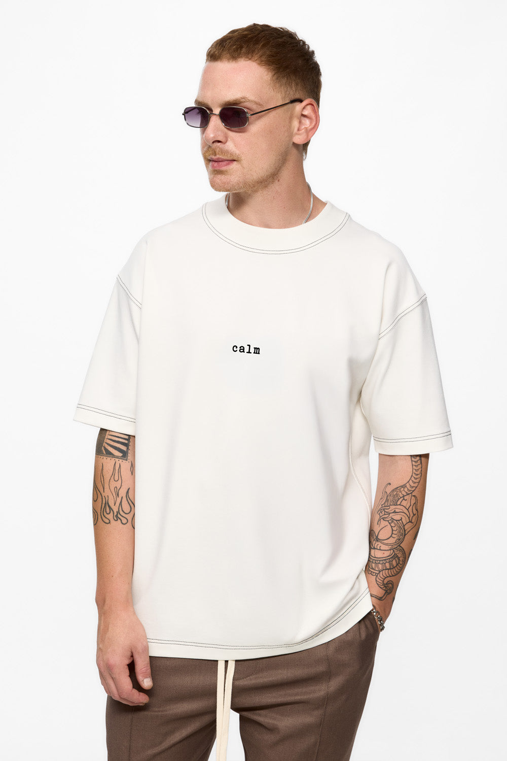 Calm 2.0 printed Off-White T-shirt