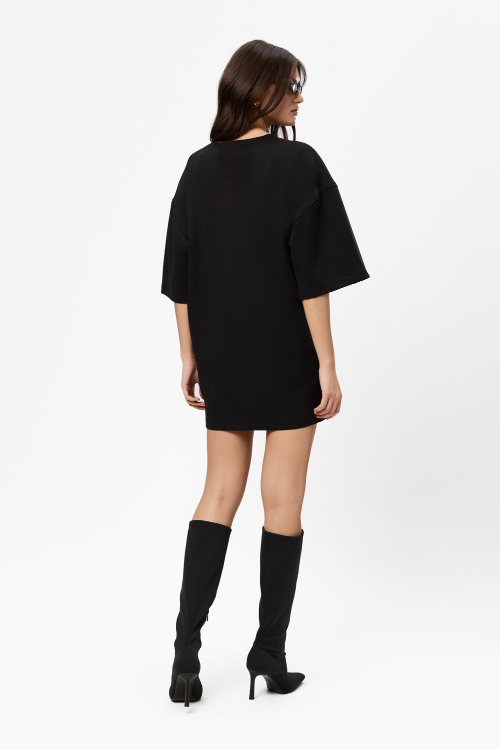 Sukienka T-shirt Bandana z nadrukiem gorsetu