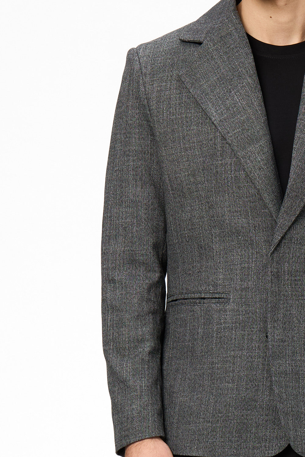 Thom V2 Black Melange Blazer