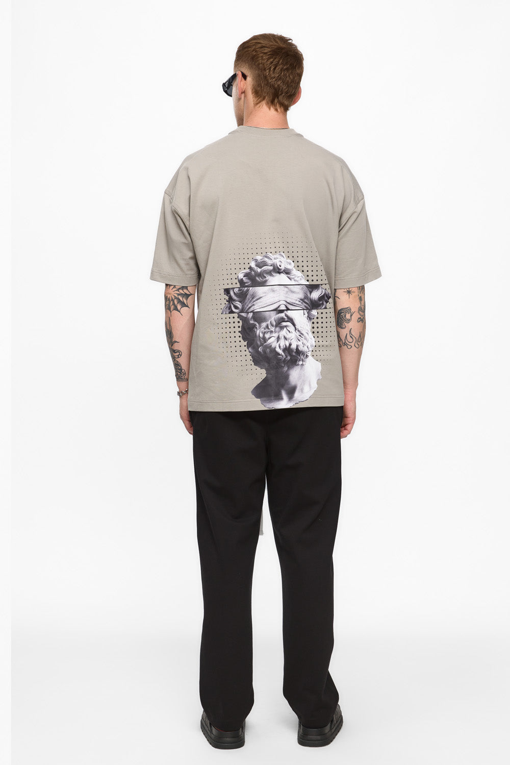 Ruh Printed Grey T-Shirt