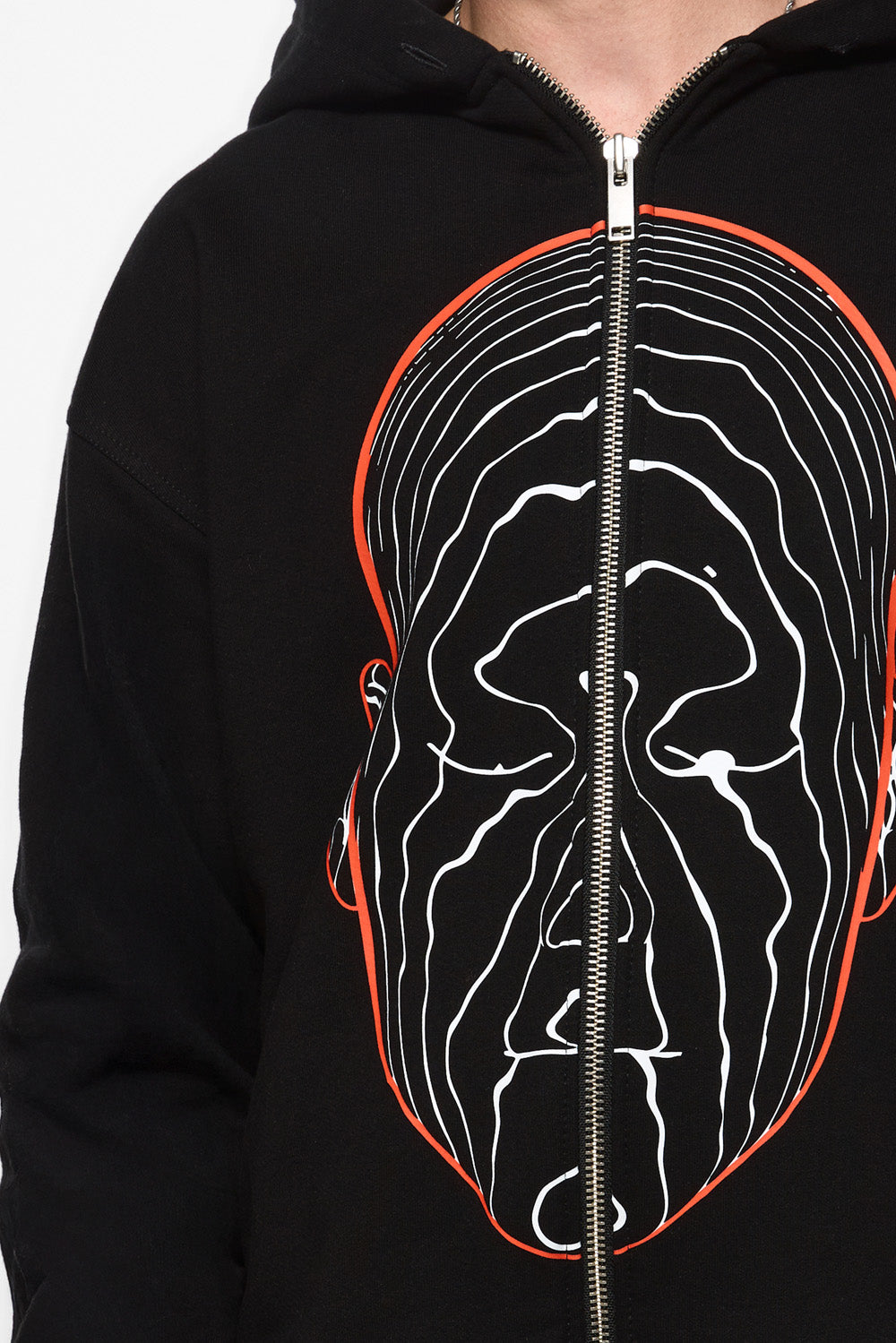 Ego printed Zip Hoodie