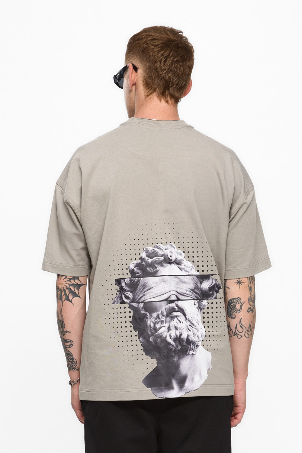 Ruh Printed Grey T-Shirt