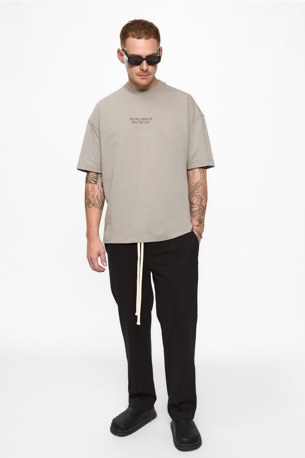 Ruh Printed Grey T-Shirt
