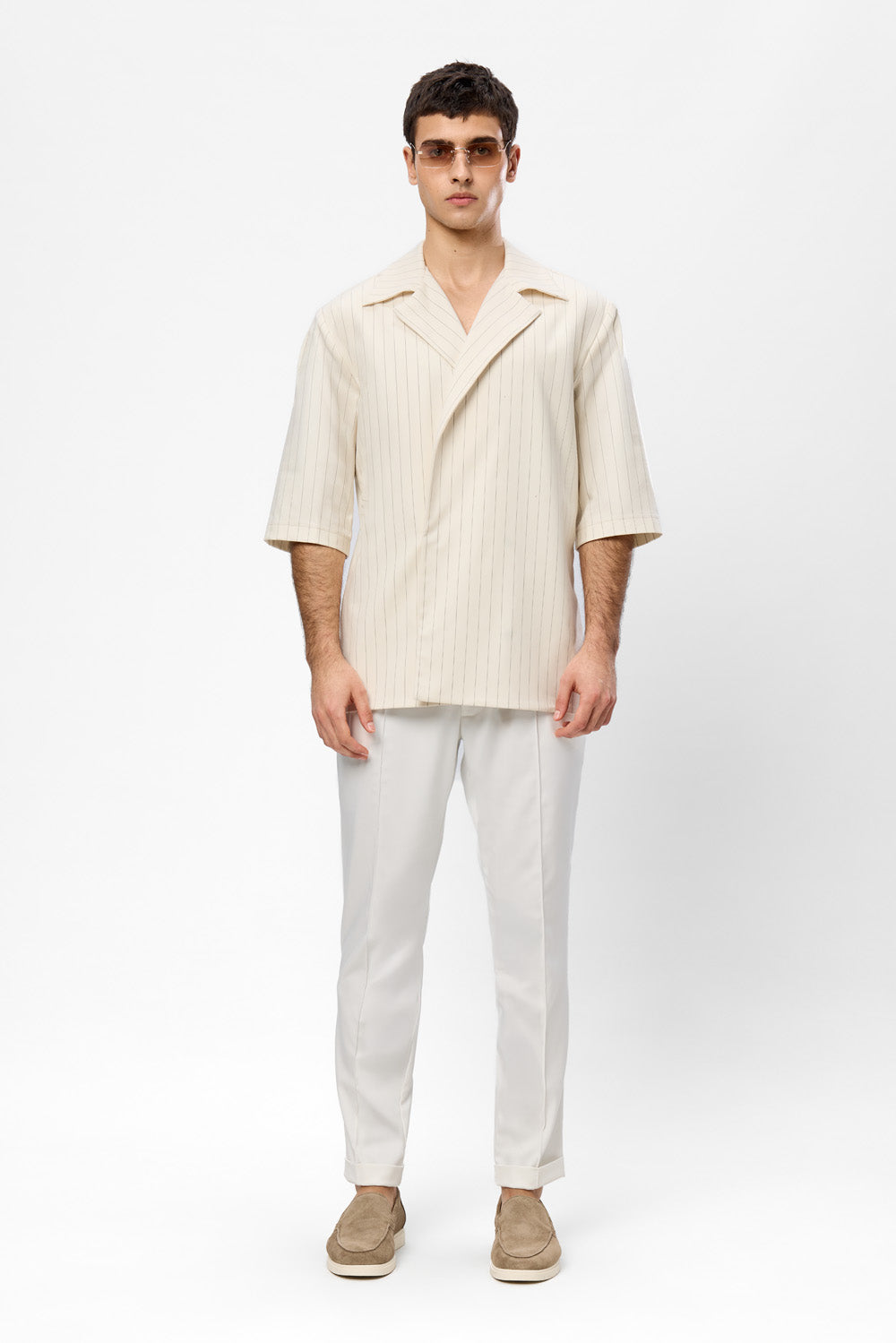 Riviera Vanilla with stripes Cloth Jacket