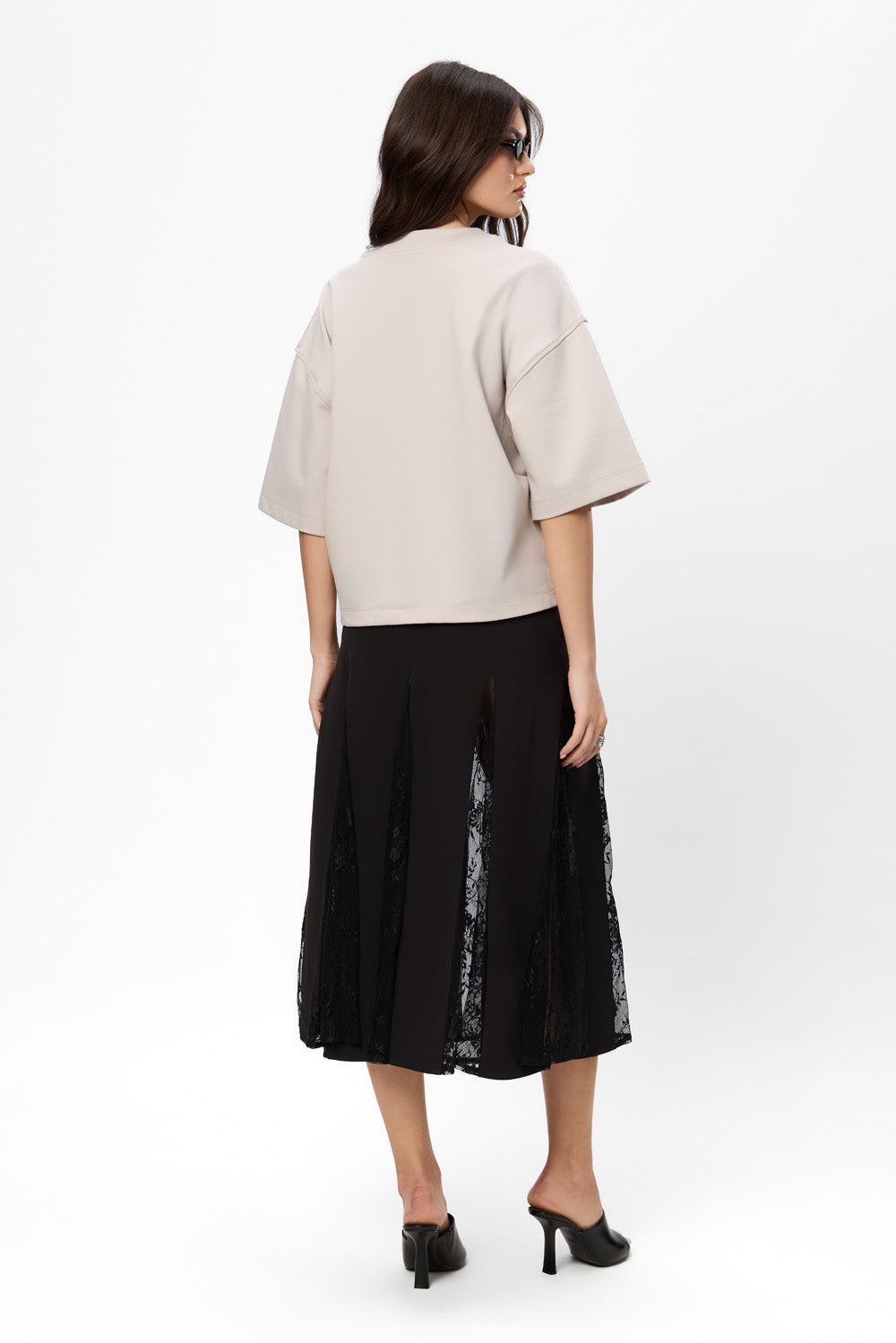 Ivory Leather printed Vanilla T-Shirt