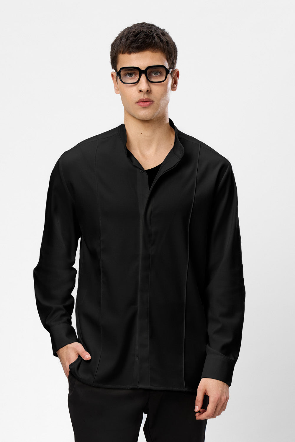 Thom V3 Black cloth Shirt