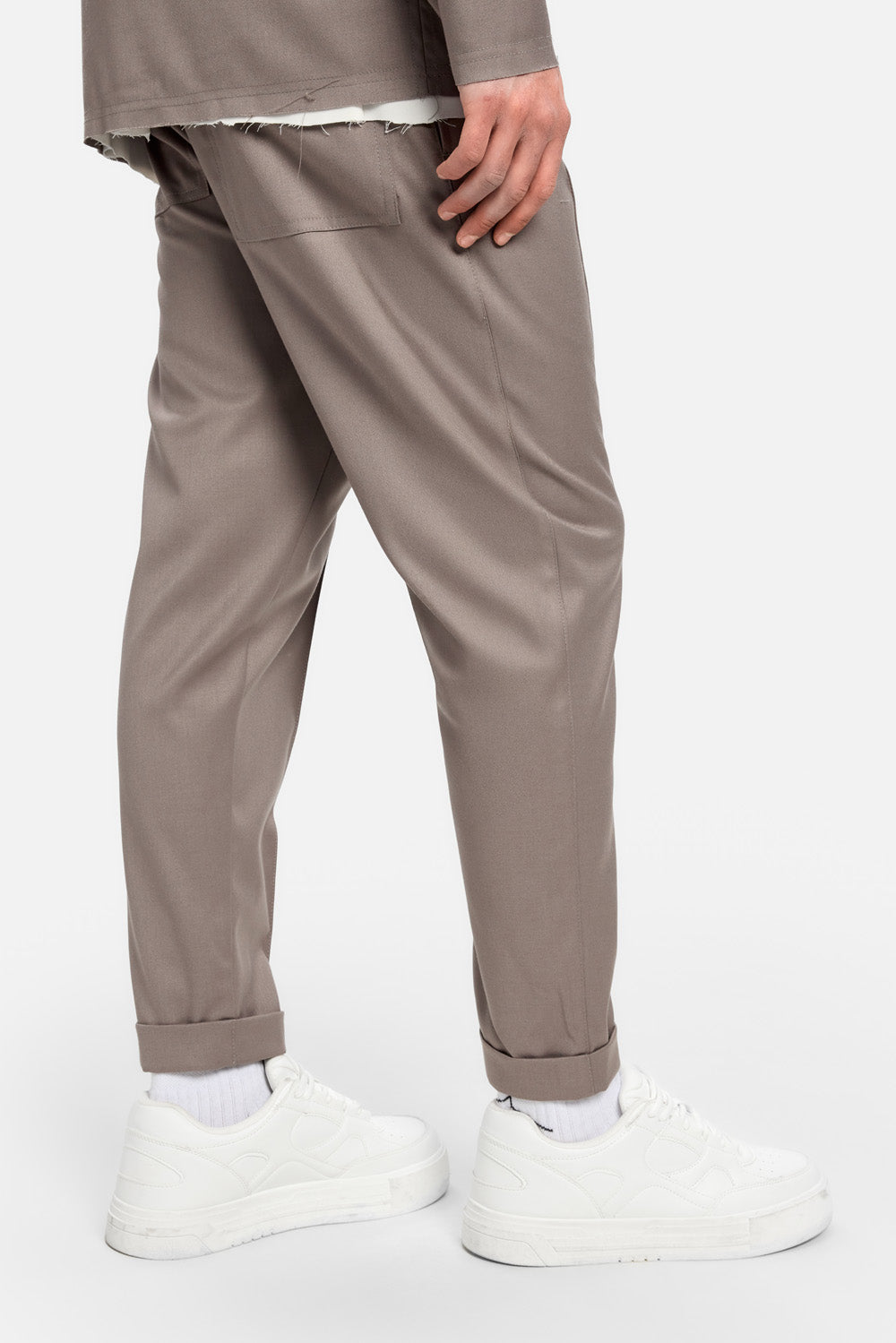 Pantaloni din stofa Thom | Bărbați | Bej| Stil Modern & Elegant | Confort & Funcționalitate | Atelier Hamza