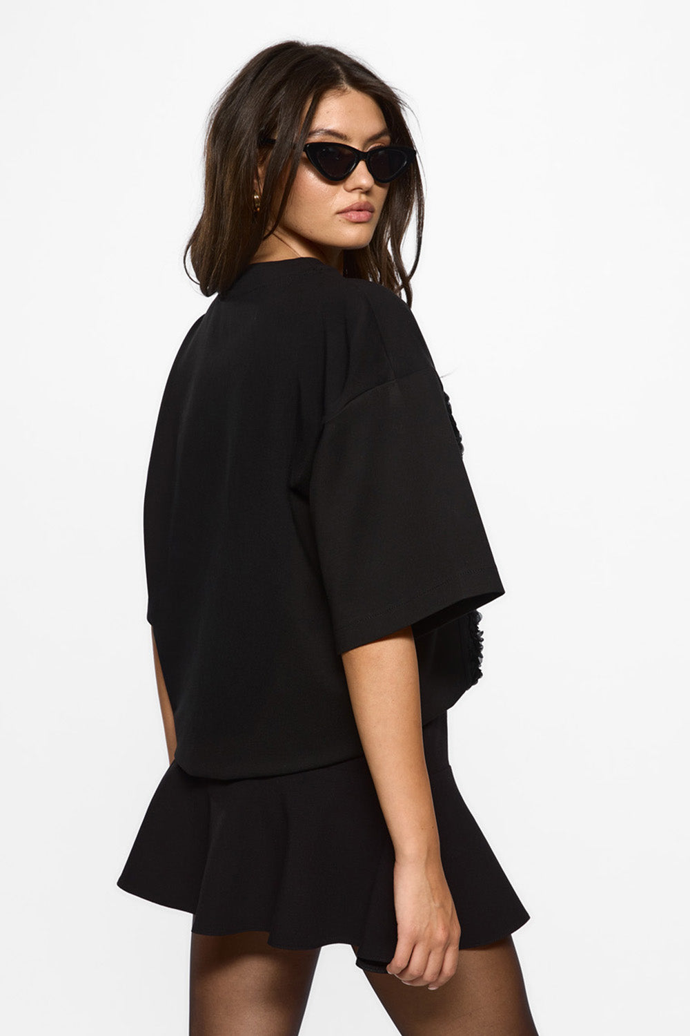 Charmante V2 printed Black T-Shirt