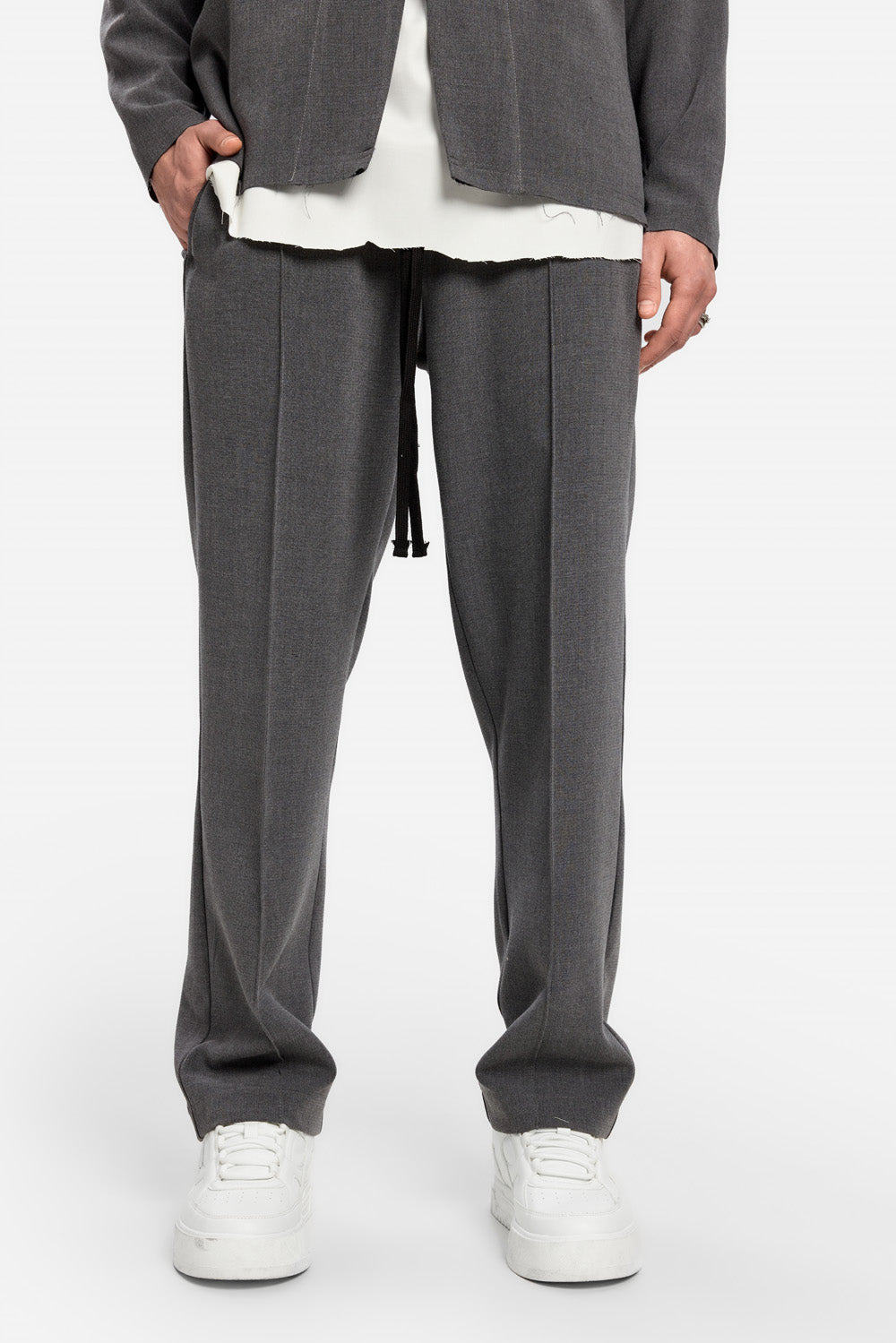 Pantaloni stofa 247 | Bărbați | Gri | Stil Modern & Elegant | Confort & Funcționalitate | Atelier Hamza