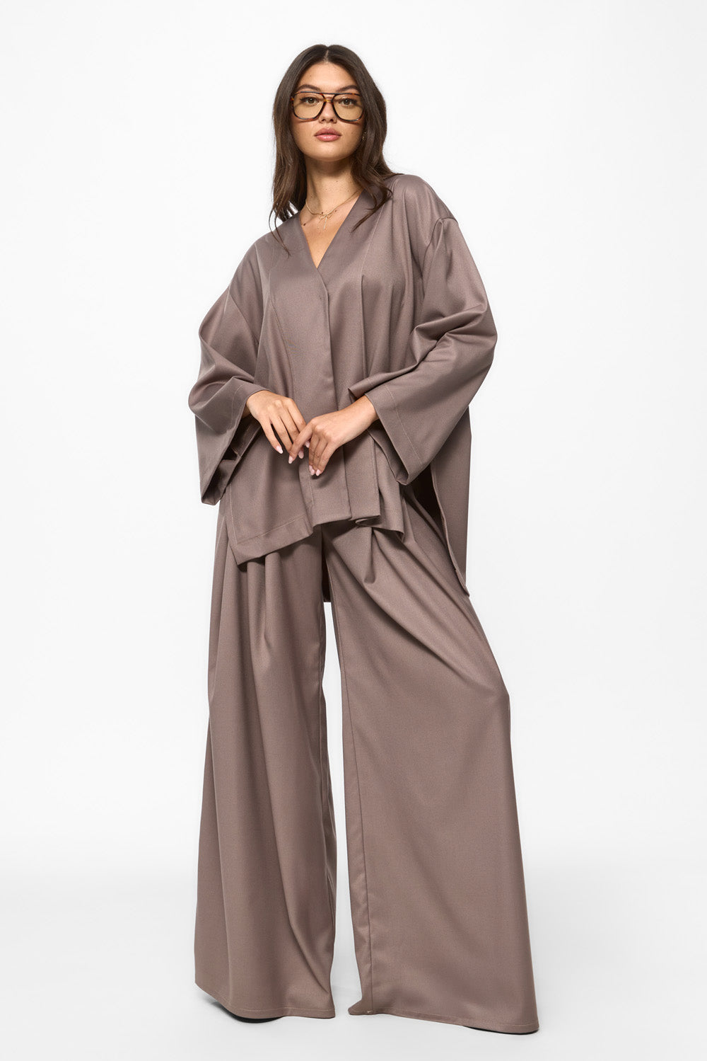 Kimi Beige Cloth Cardigan