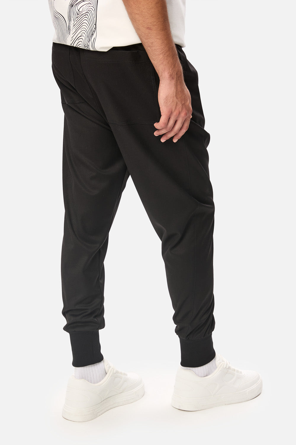 Pantaloni din stofa Tommy | Bărbați | Negru | Stil Modern & Elegant | Confort & Funcționalitate | Atelier Hamza