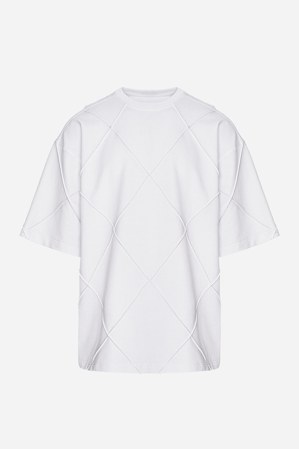 Diamond Oversized Beige T-shirt