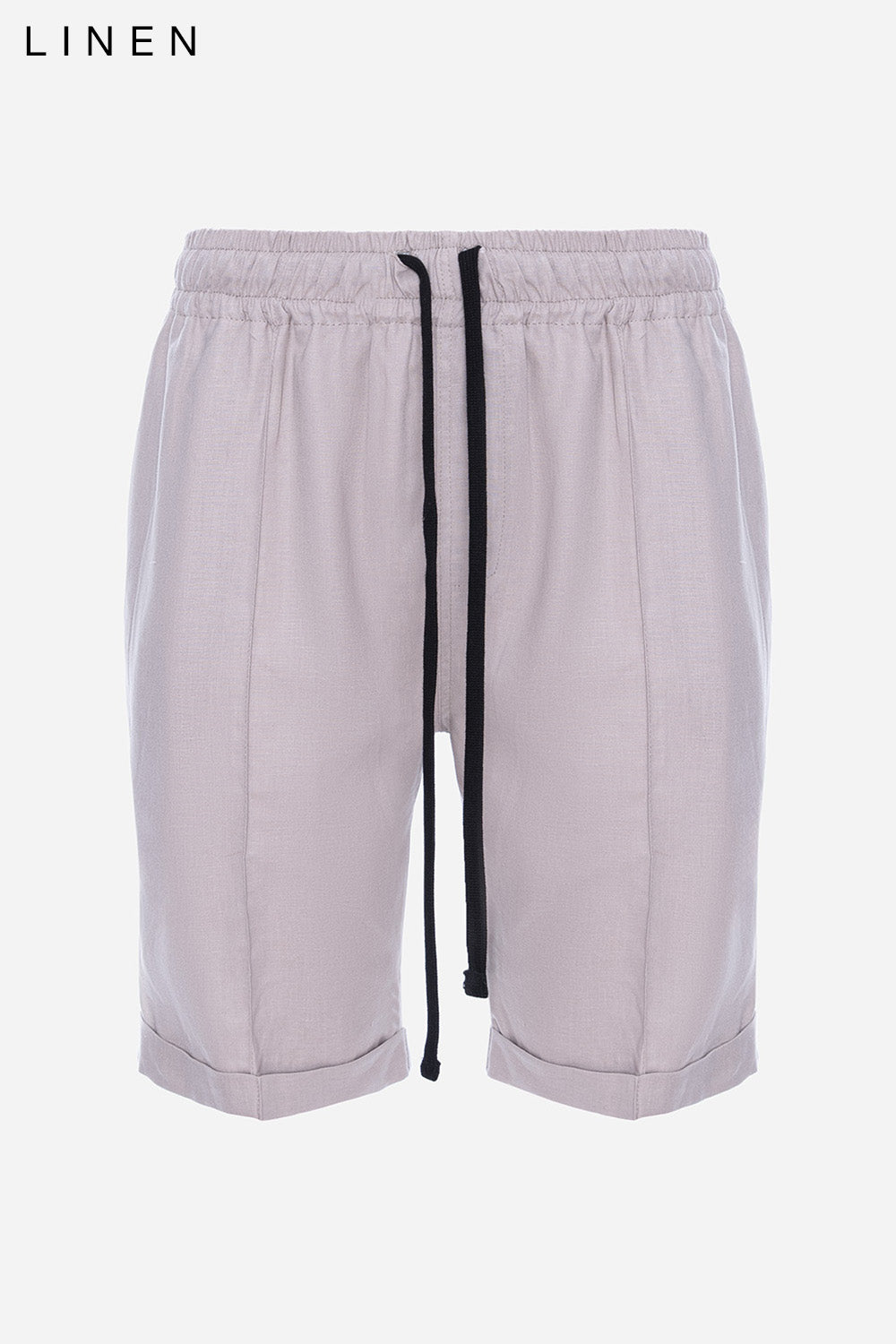 Thomas Black Linen Shorts