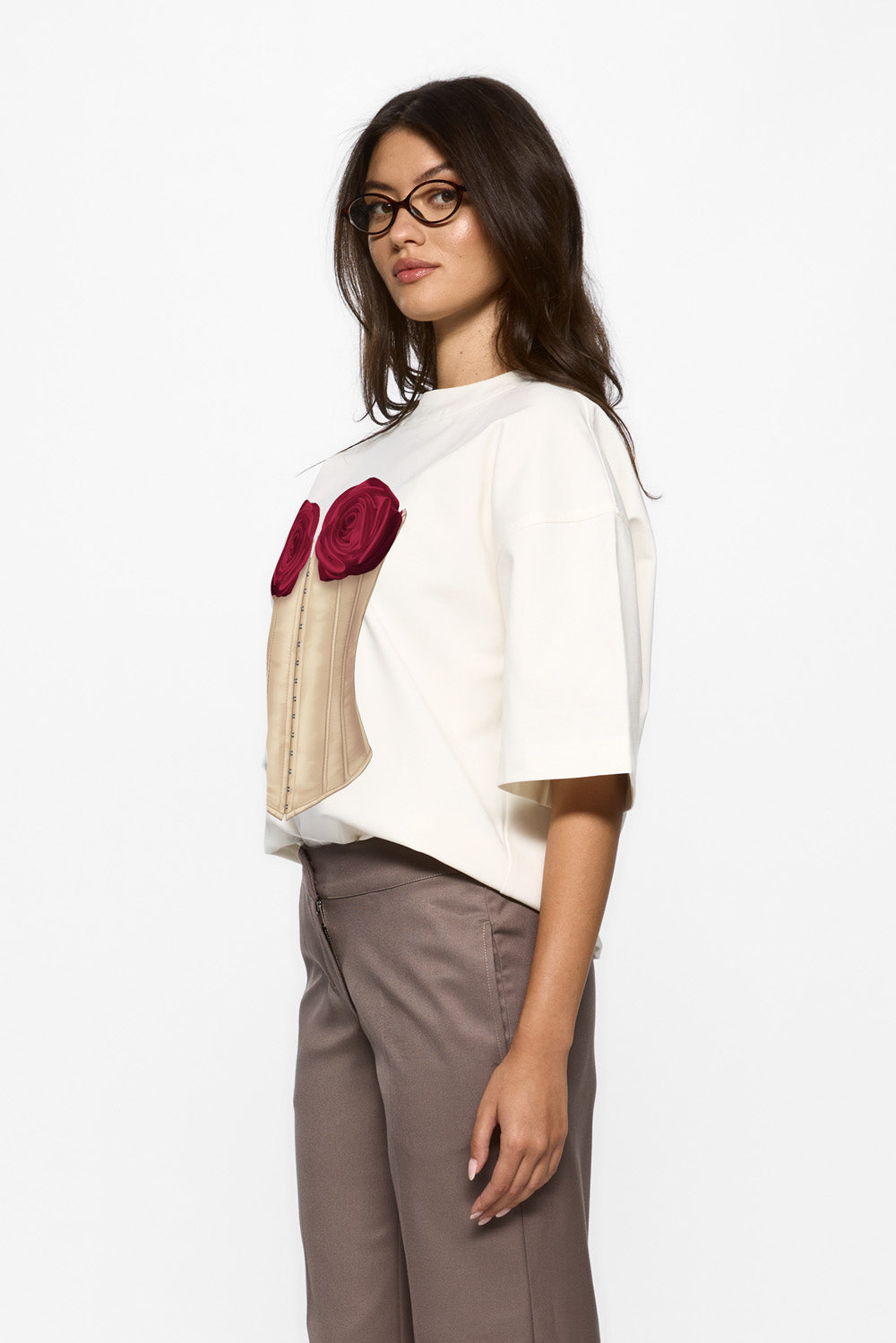 Vanilla printed off-white t-shirt