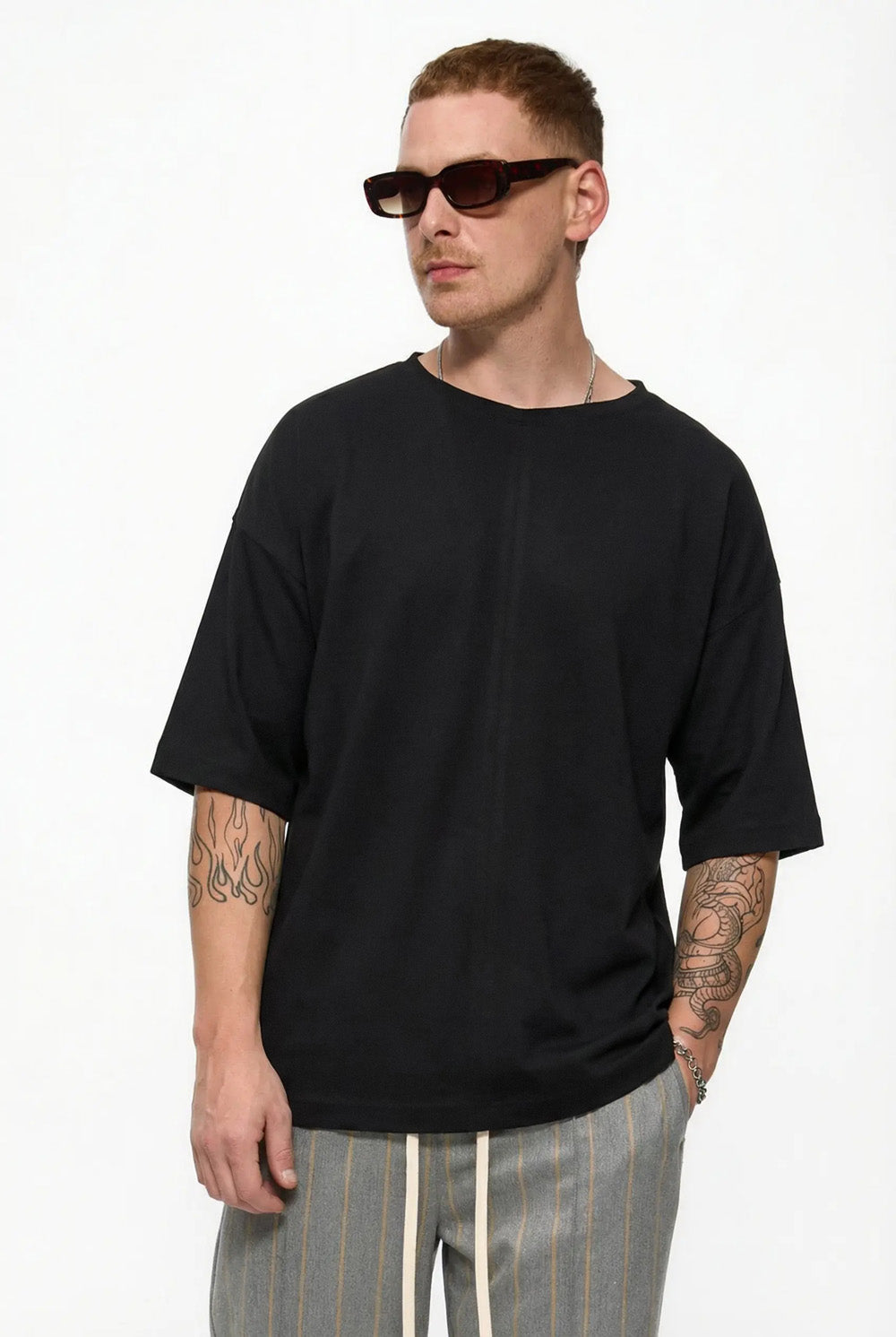Interlock Super Fine Black T-shirt