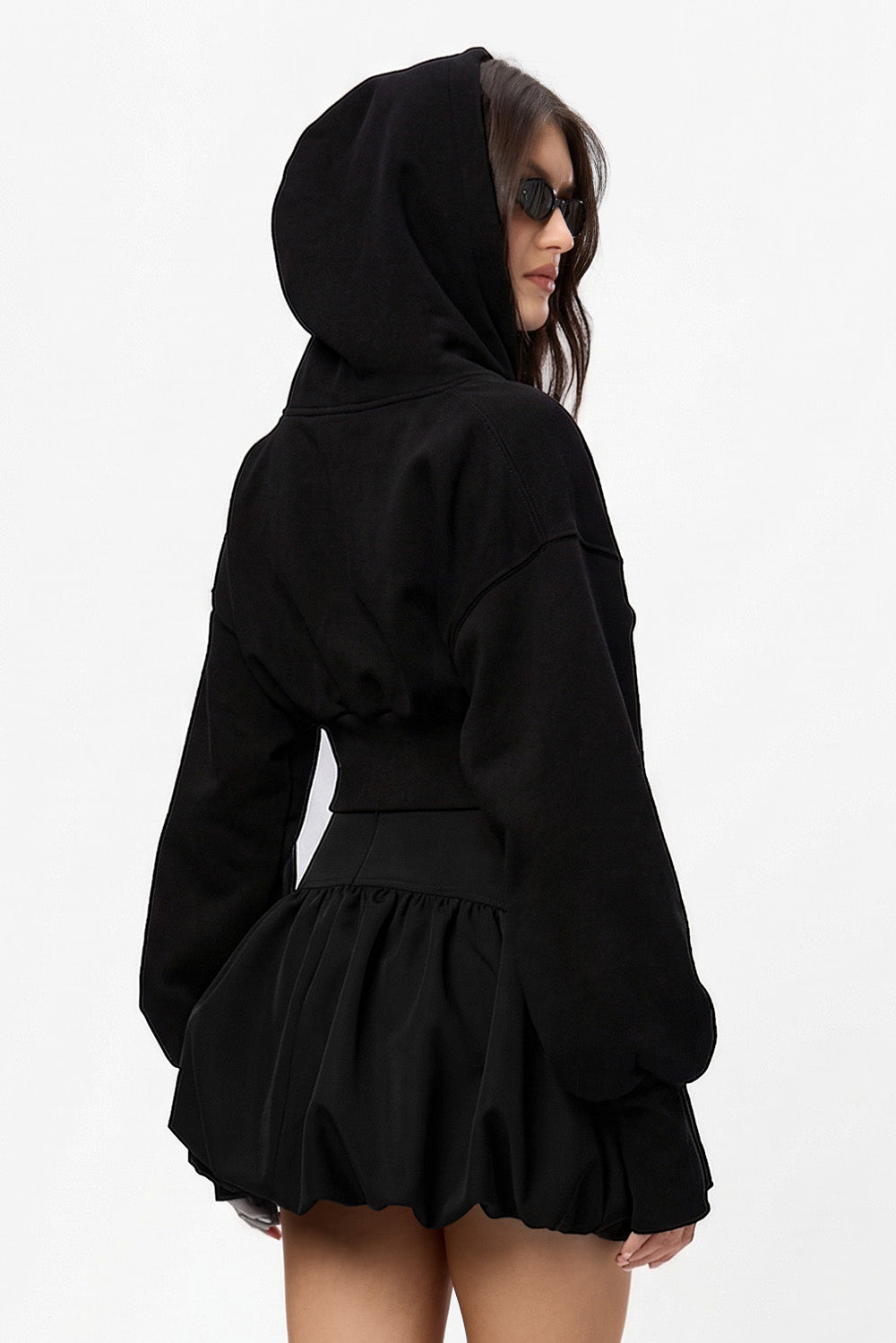 Karol v2 lace Off-White Hoodie with corset