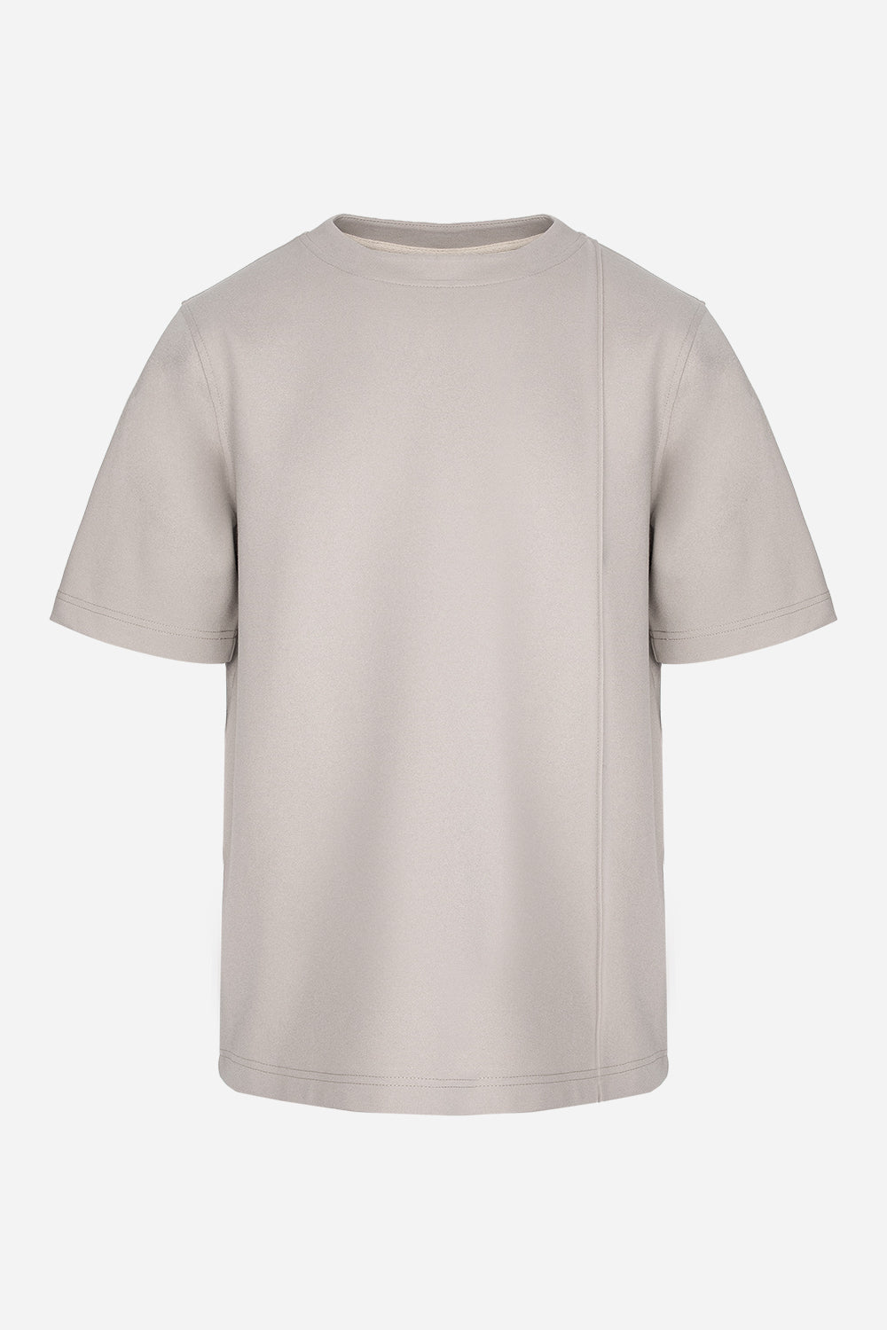 Tricou bărbați Vanilla din vâscoză pe manechin invizibil, vedere din față