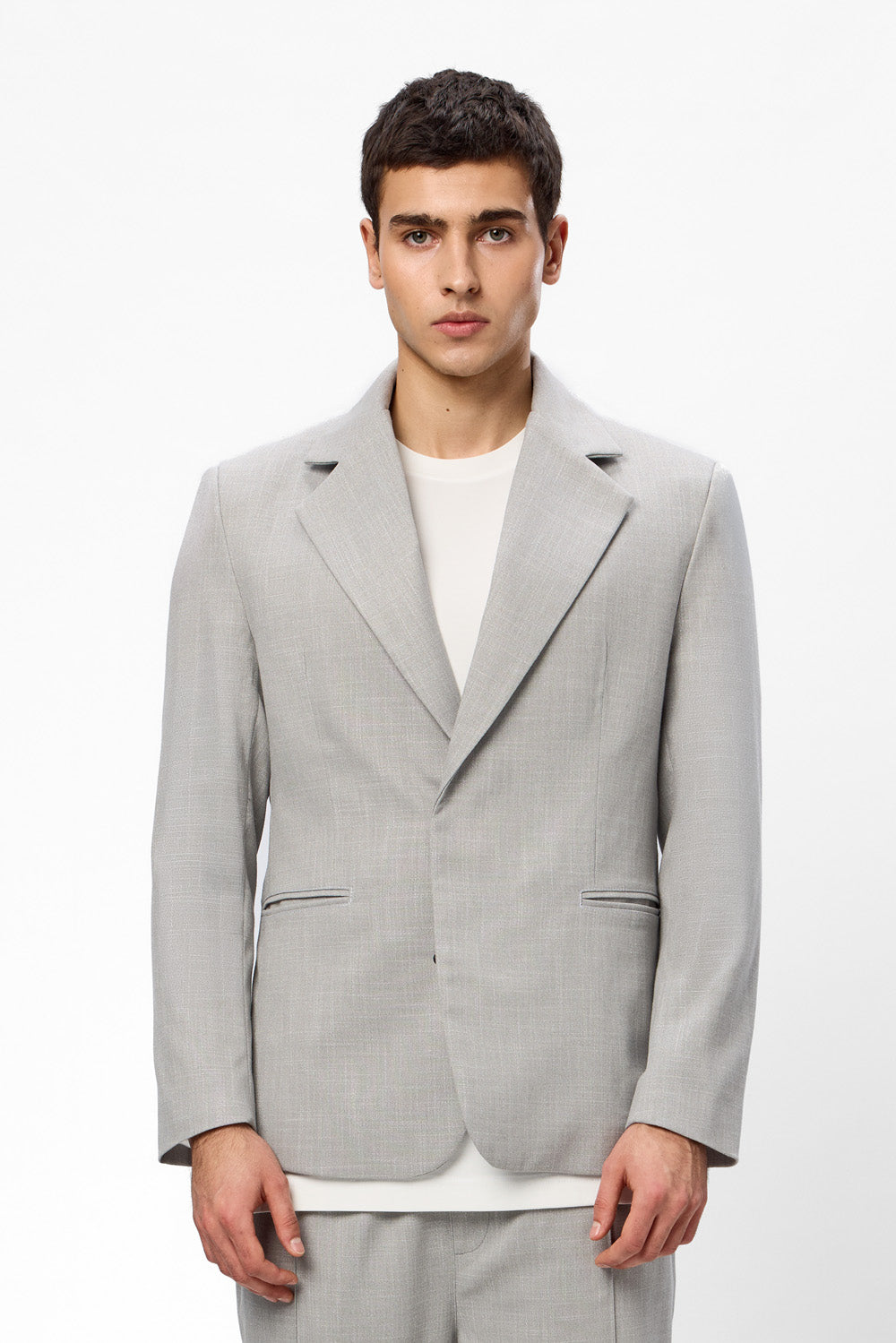 Thom V2 Grey Melange Blazer