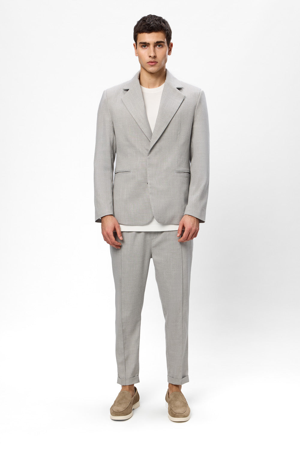 Thom V2 Grey Melange Blazer