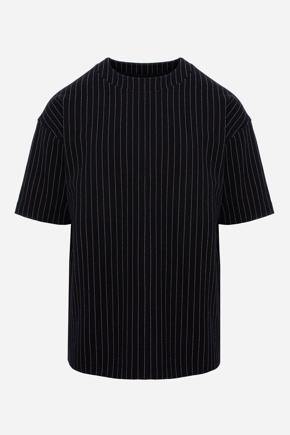 Black striped T-shirt