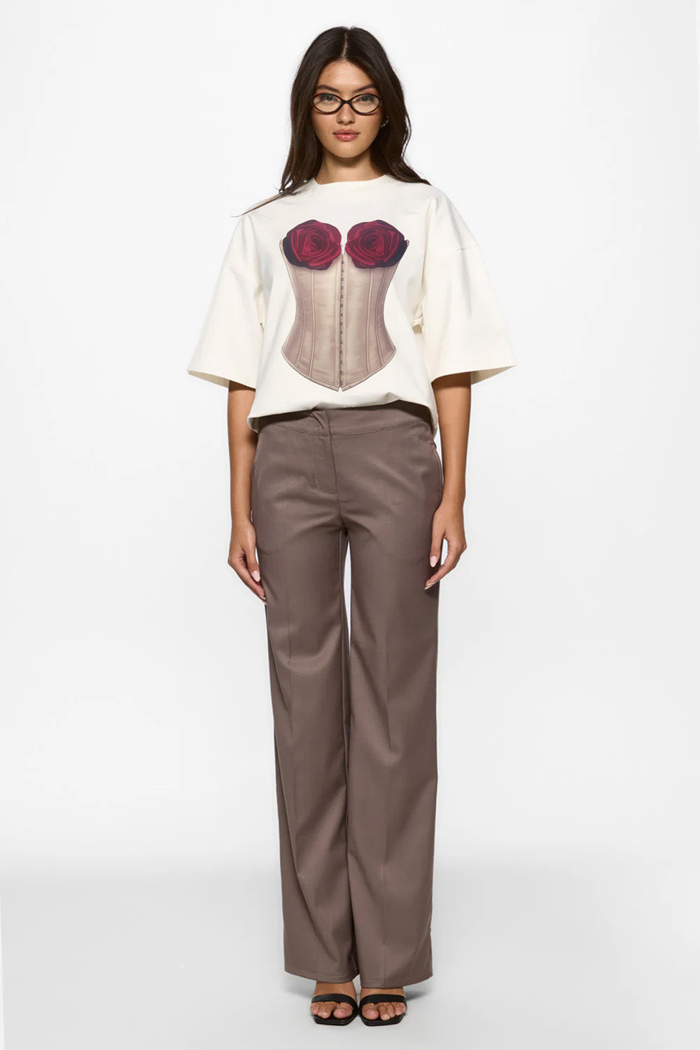 Vanilla printed off-white t-shirt