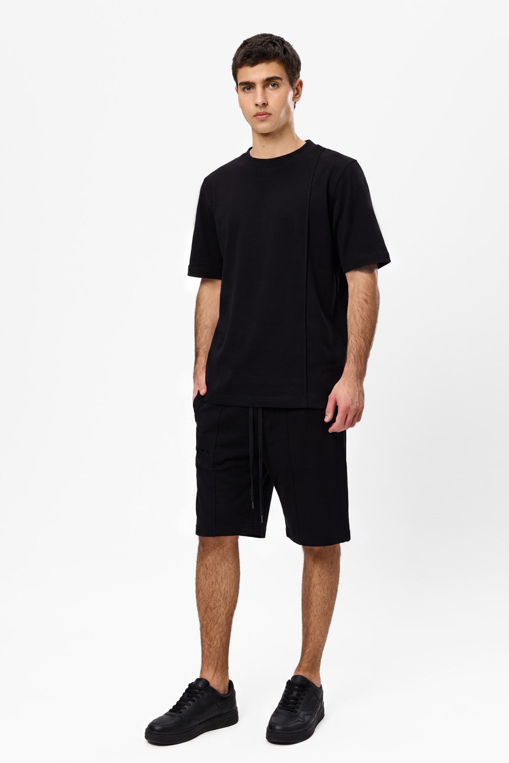 Khan V2 black seam detail T-shirt