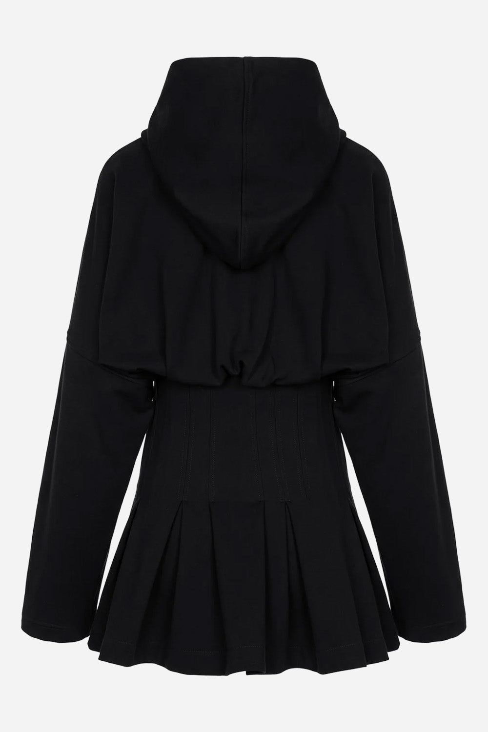 Sukienka off-white z pasem do pończoch Cairo