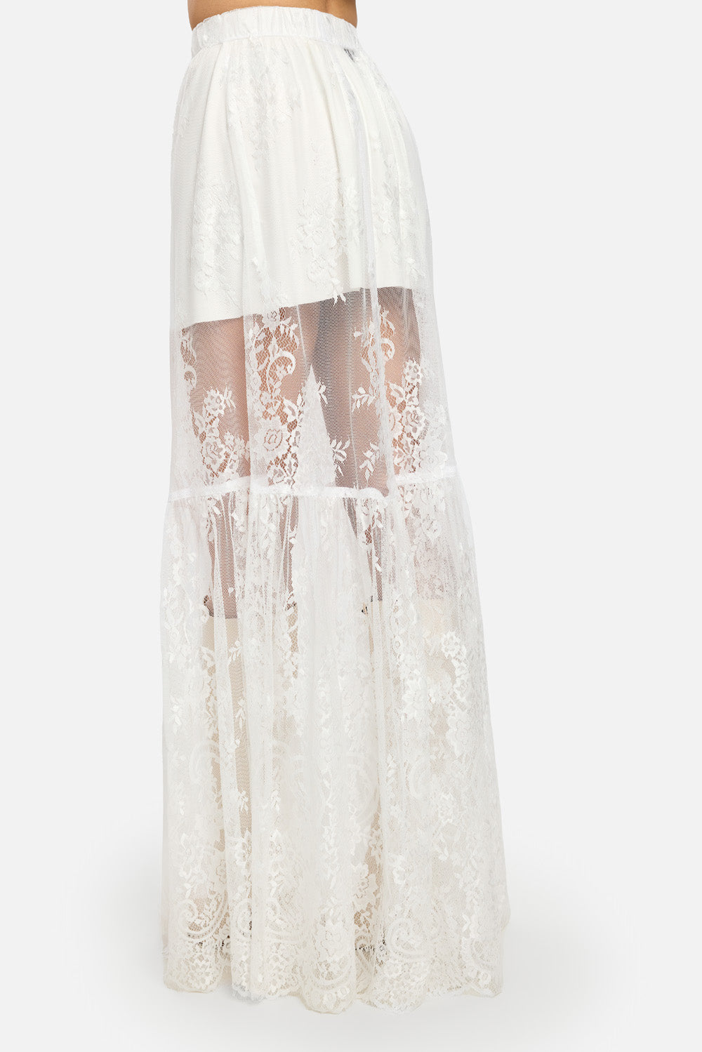 Snowflake off white laces skirt