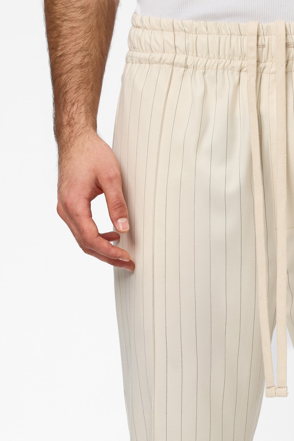 Thom Vanilla Striped Cloth Pants V2