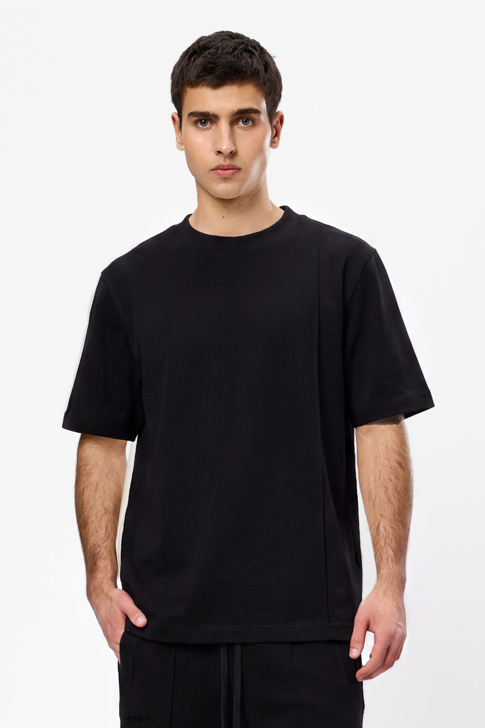 Khan V2 off-white seam detail T-shirt