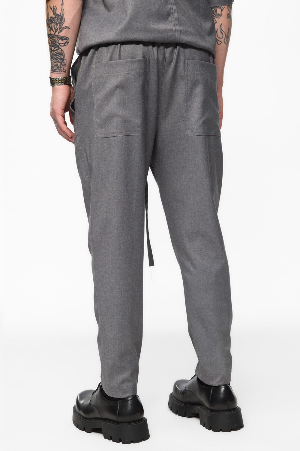 Thom Grey Cloth Pants V2