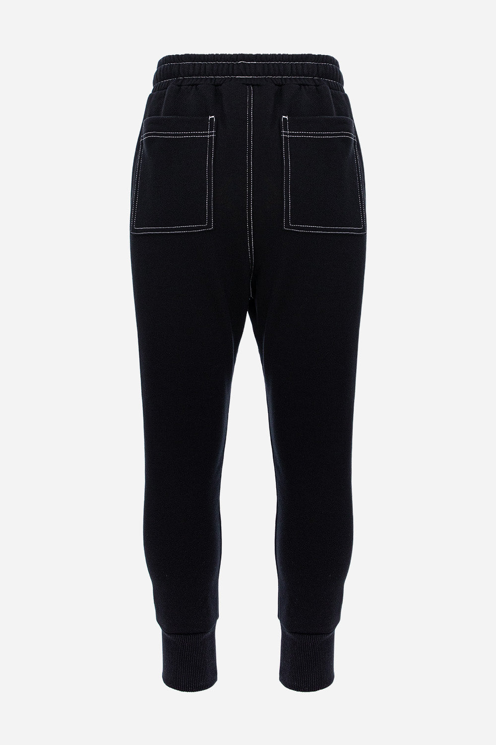 Milan cotton black sweatpants