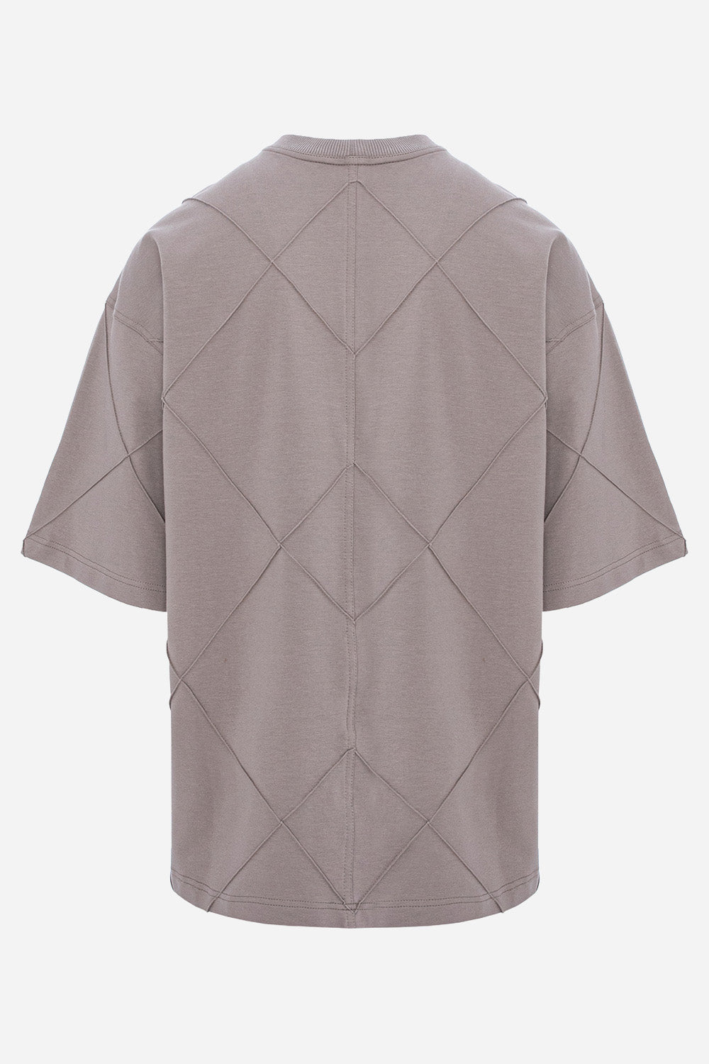 Diamond Oversized Beige T-shirt