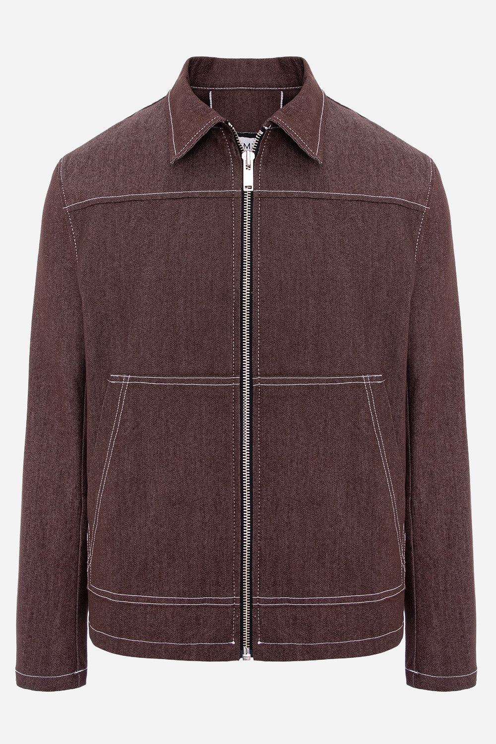 Six denim Brown Jacket