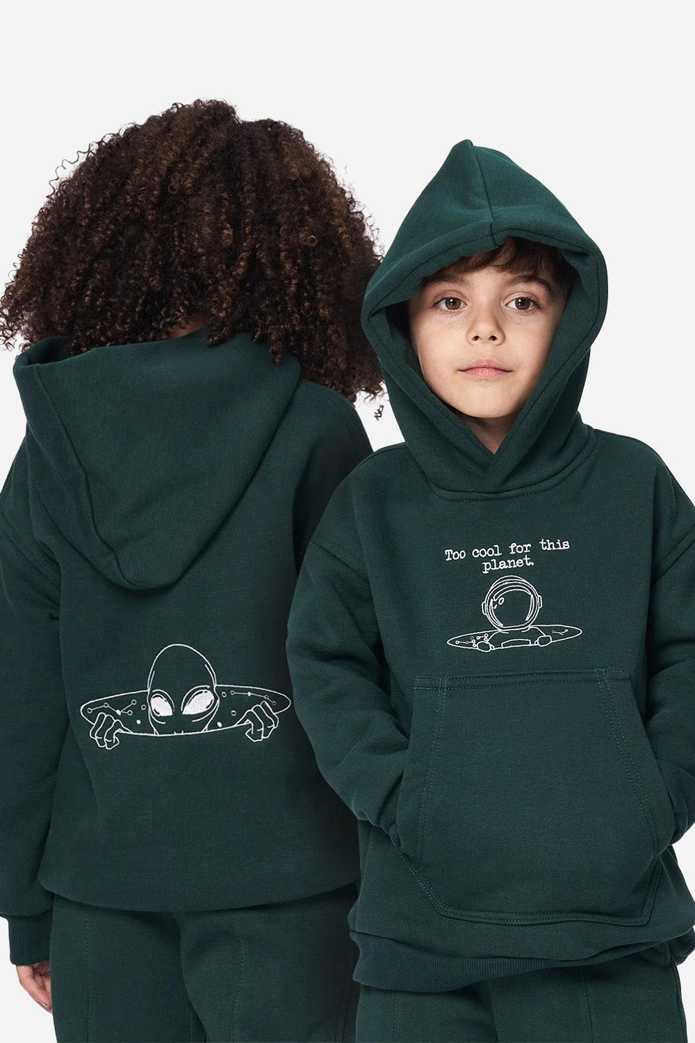 Alien Embroidered Hoodie