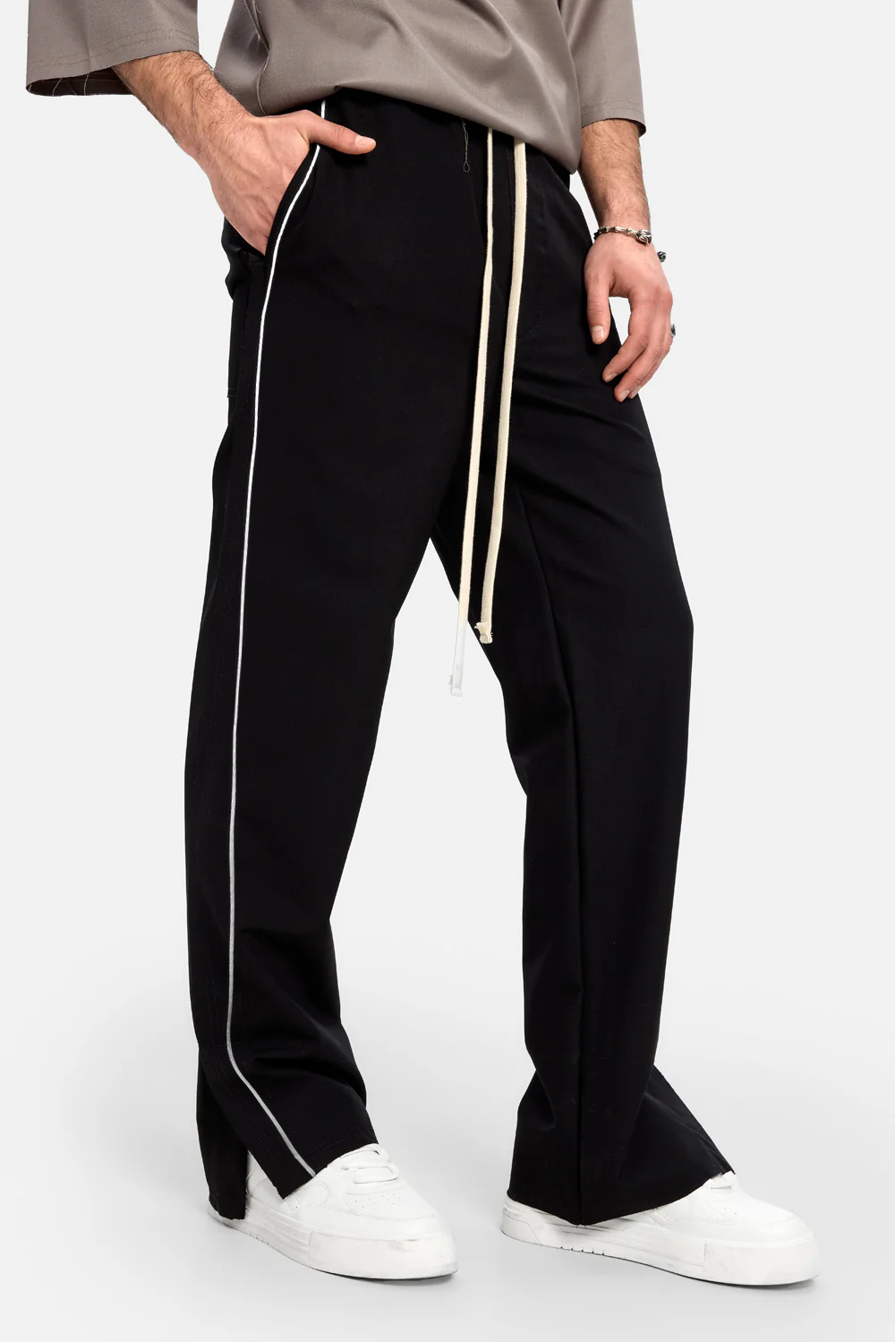 Rud black split pants