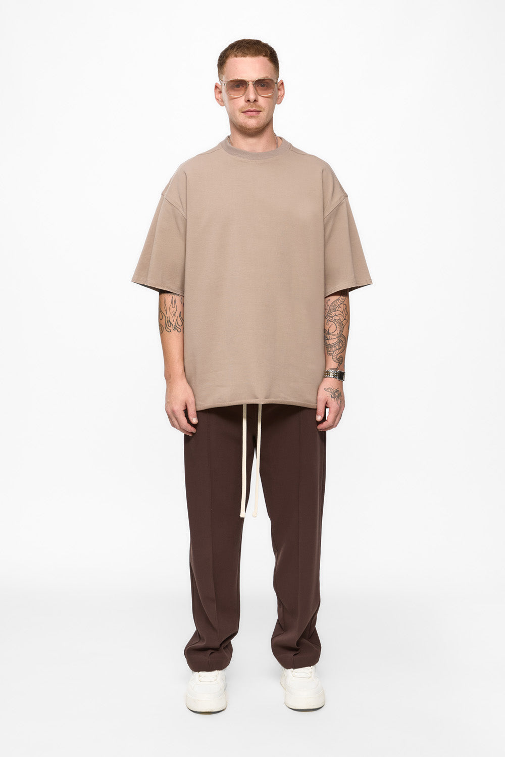 Oversized Beige T-shirt