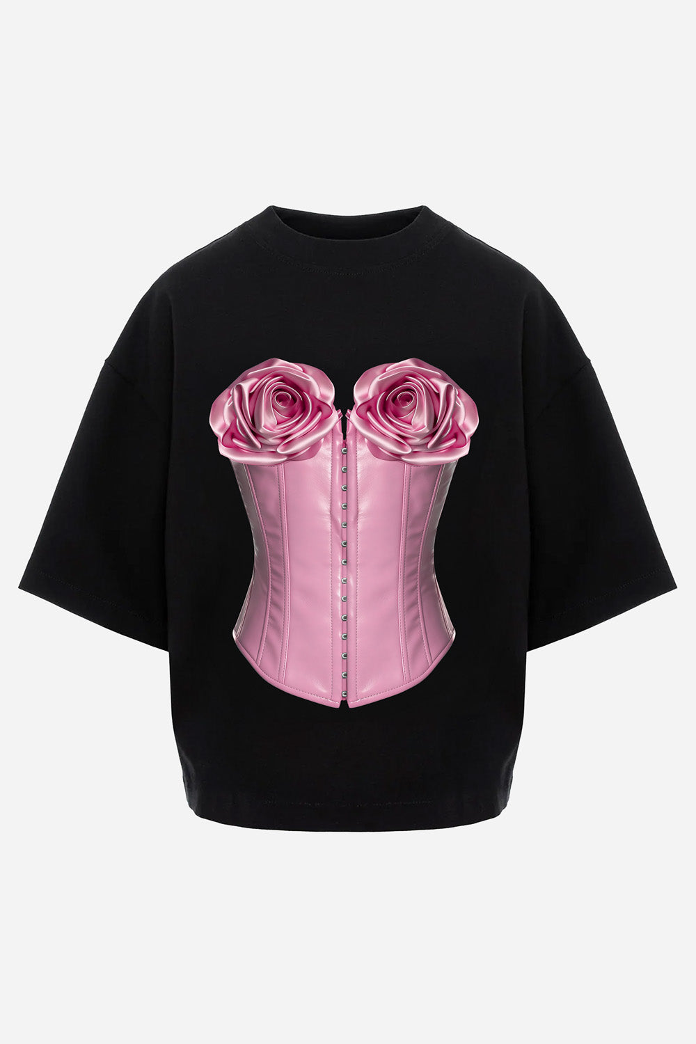 Charmante V2 printed Black T-Shirt