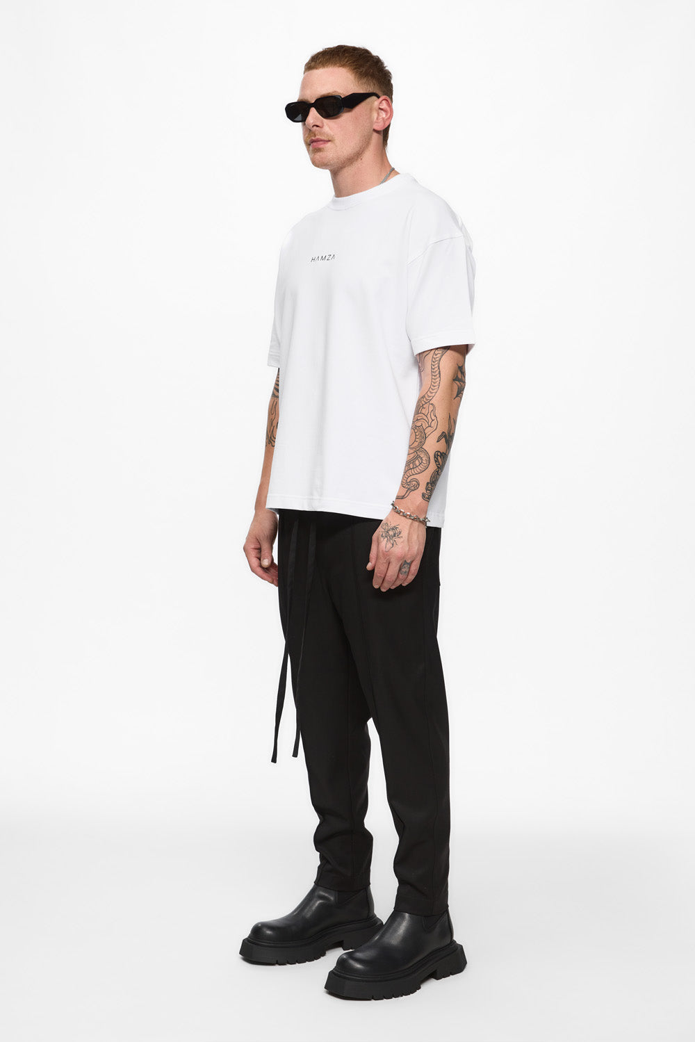 Riyad  Printed White T-Shirt