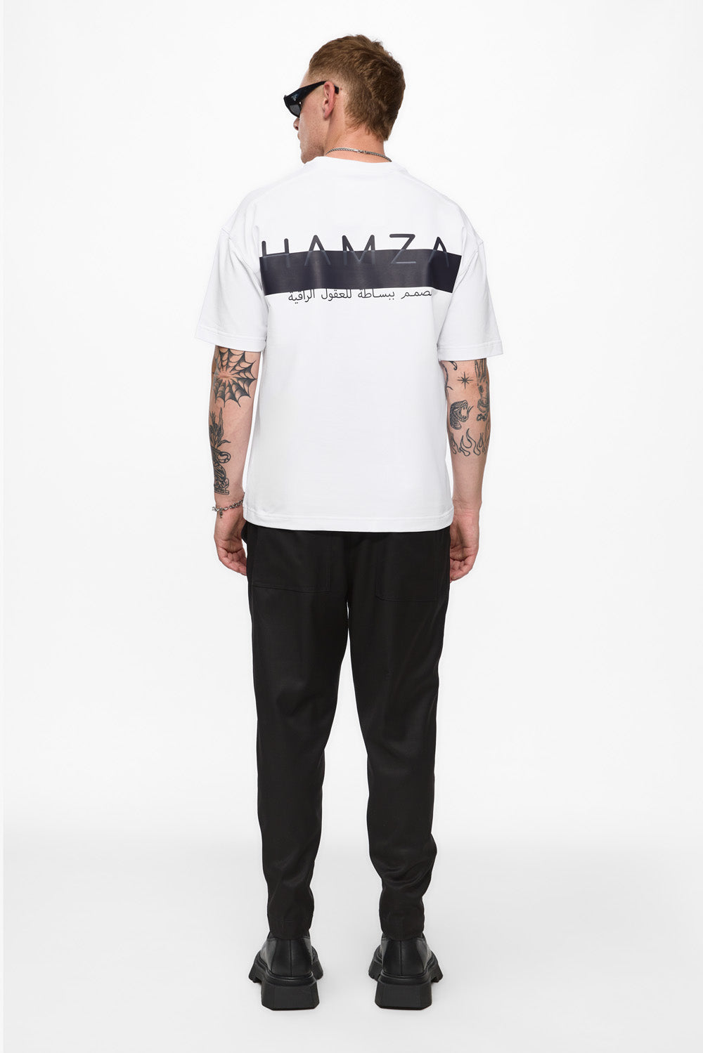 Riyad  Printed White T-Shirt