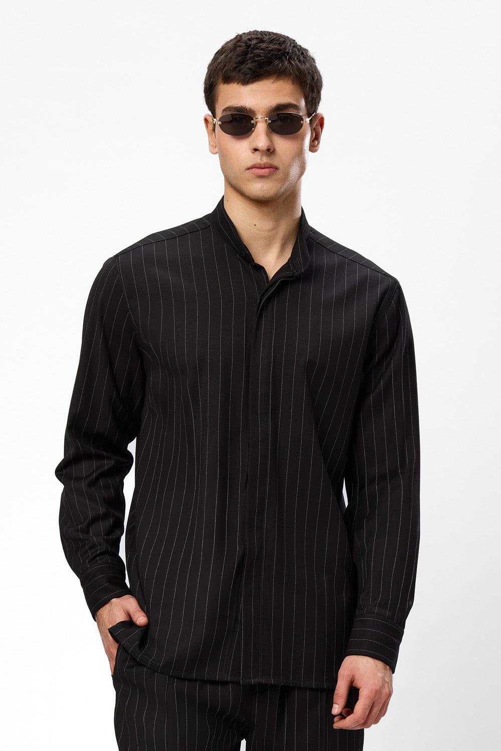 Thom striped black cloth Shirt