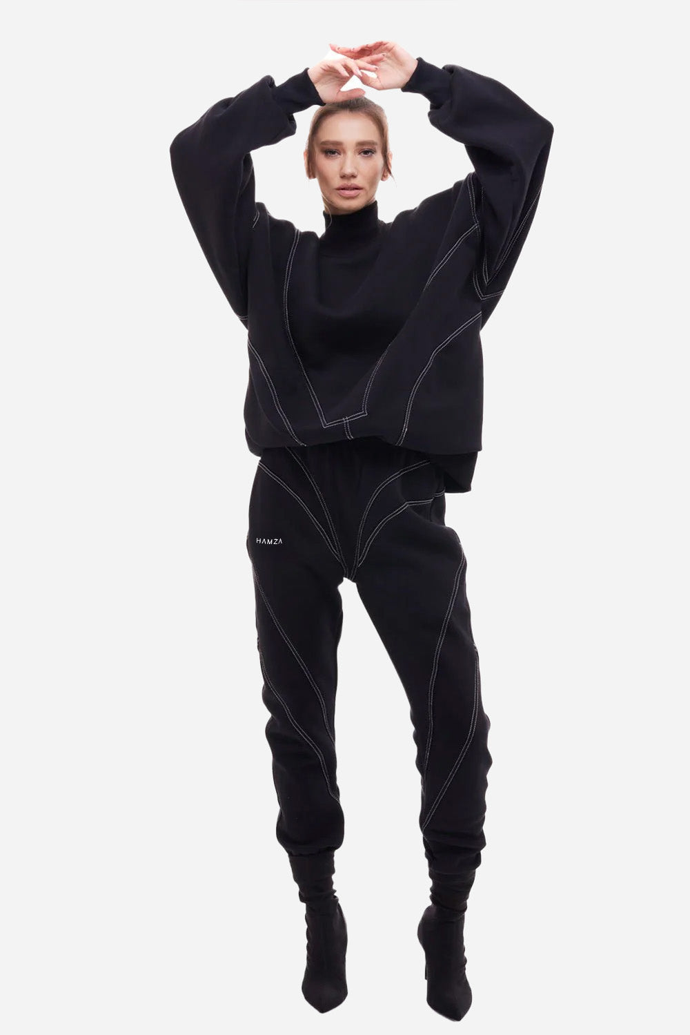 Baroque high waist W Pants