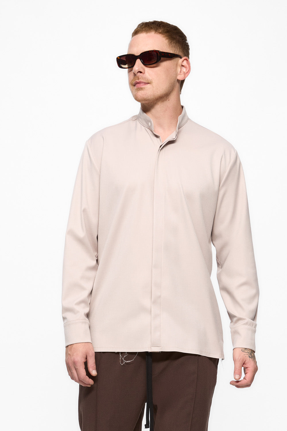 Thom Vanilla Cloth Shirt