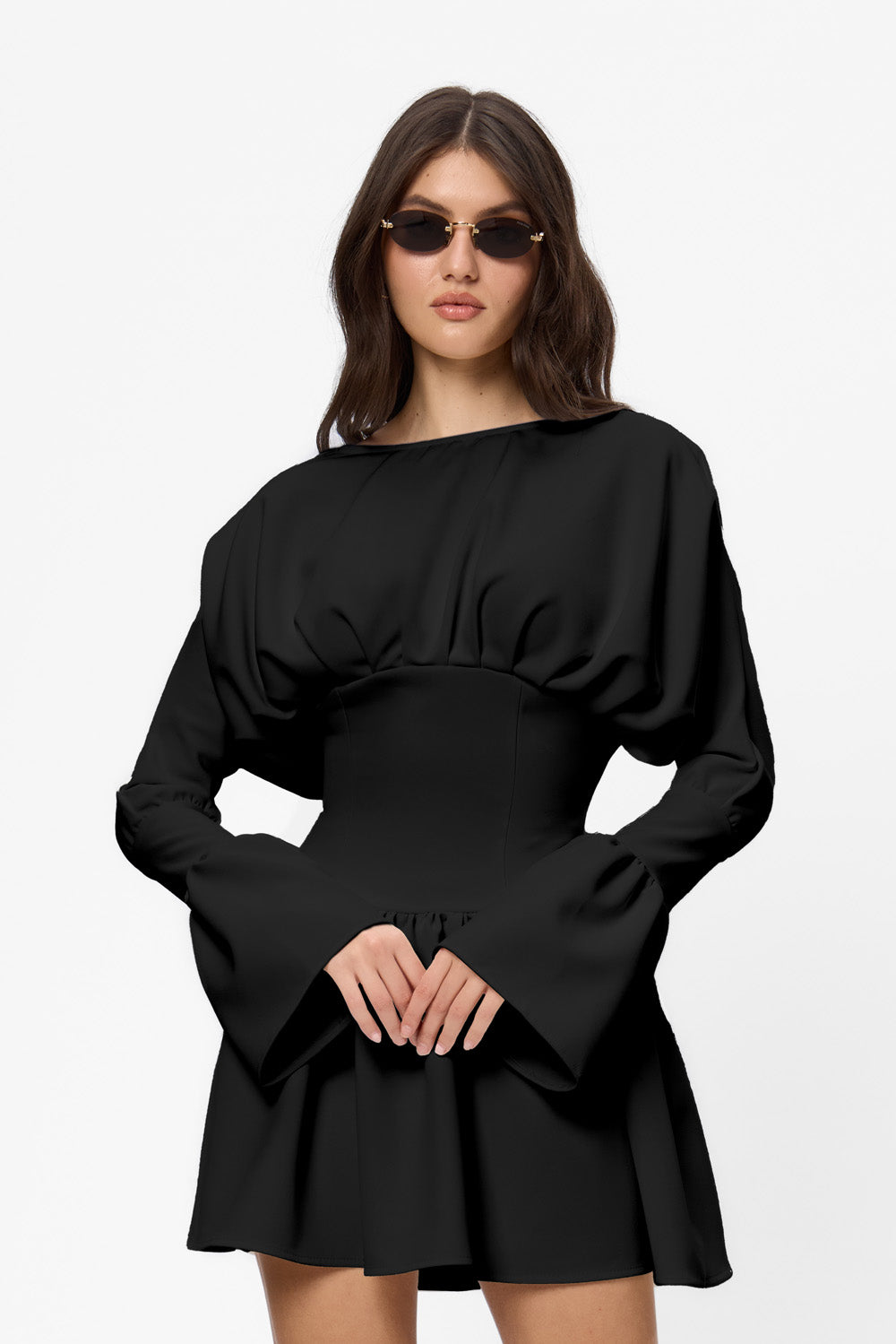 Nyssa Cloth Black Dress