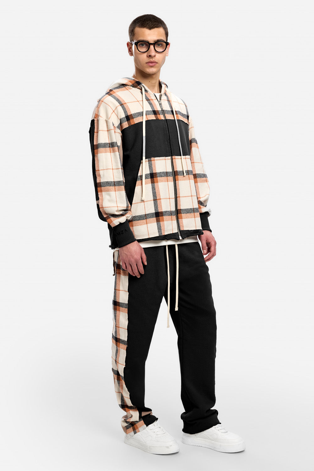 Nocturno Beige Hoodie